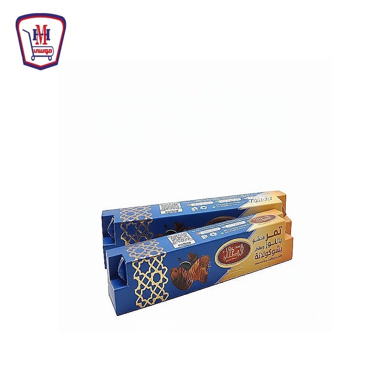 الطحان تمر محشو لوز ومغطى بالاوريو واللوتس ومغطى بالاسبريسو 3 قطع