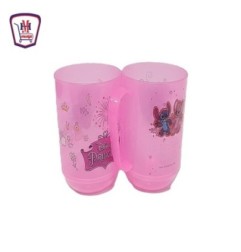 لمسه طقم مج هابى 400 مللى 2×1 مطبوع