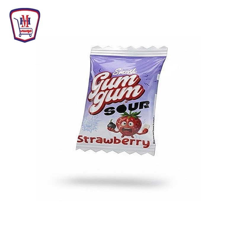 كيمتزو سماش جم جم لبان ساور محشو عسل نكهه الفراوله 1 قطعه