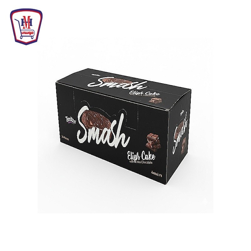 كيمتزو سماش اليبس كيك مغطى بالكاكاو ومحشو شيكولاته علبه 24 قطعه
