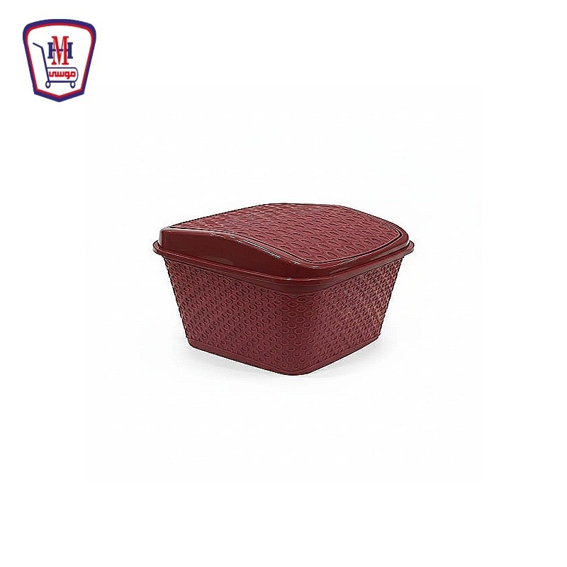 كرم بلاست باسكت قمامه كاترى غطاء مروحه 6.2 لتر