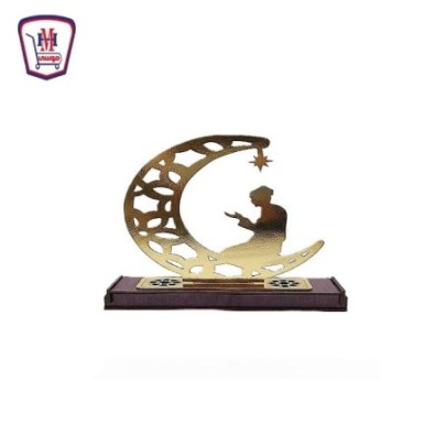 مبخره خشب بهلال وفانوس ديكور كيس