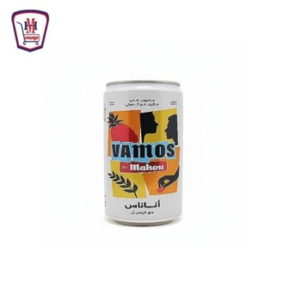 فاموس مشروب شعير كانز اناناس مع الكراميل 300 مللى