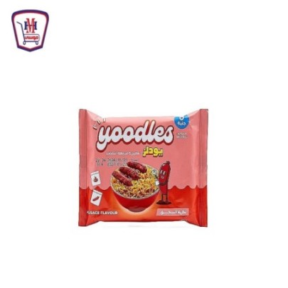 يودلز شعريه سريعه التحضير بنكهه السجق 60 جرام