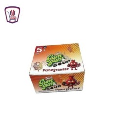 كيمتزو سماش جم جم لبان ساور محشو عسل نكهه الرمان علبه 100 قطعه + 5 قطع هديه