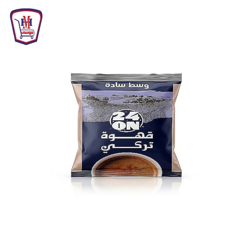 تونتى فور اون قهوه تركى ساده وسط 40 جرام