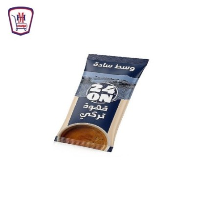 تونتى فور اون قهوه تركى ساده وسط 8 جرام