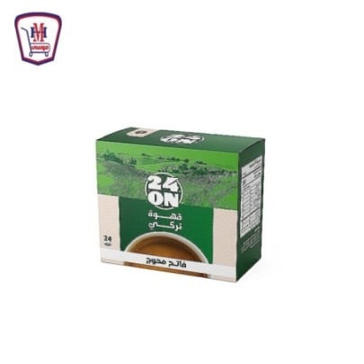 تونتى فور اون قهوه فاتح محوج 8 جرام علبه 24 ظرف