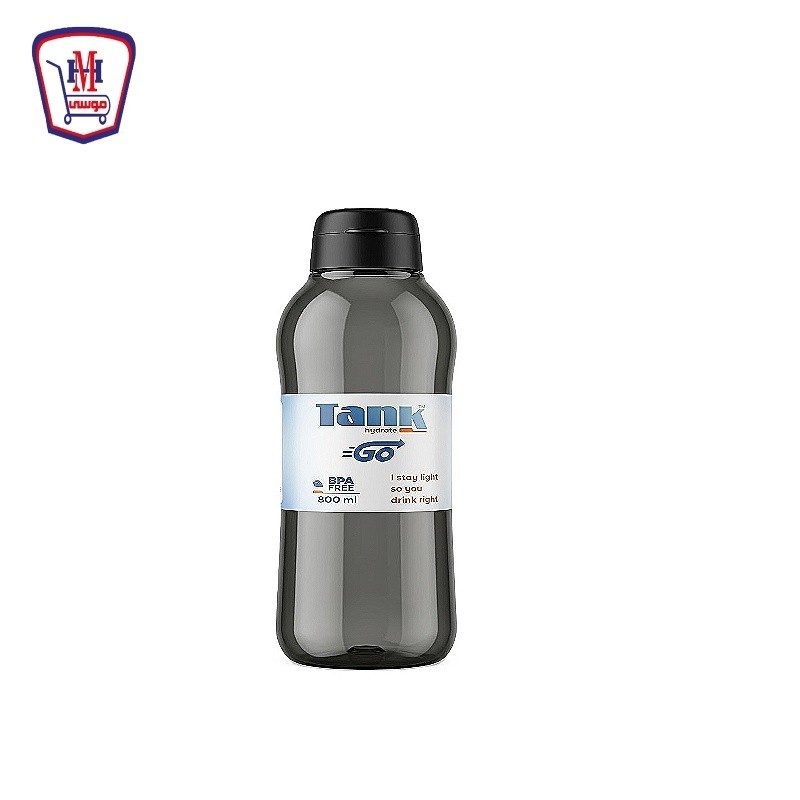 تانك زجاجه مياه اسود 800 مللى