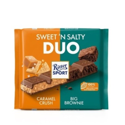 ريتر سبورت شيكولاته بالحليب براونى كاكاو كراميل 218