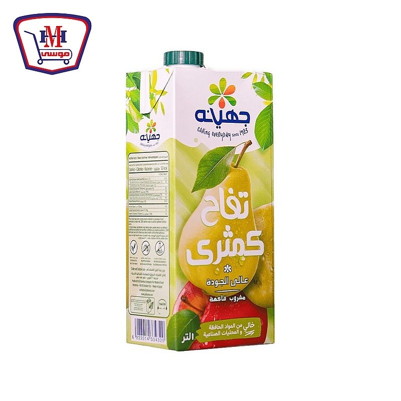 جهينه عصير تفاح وكمثرى 1 لتر