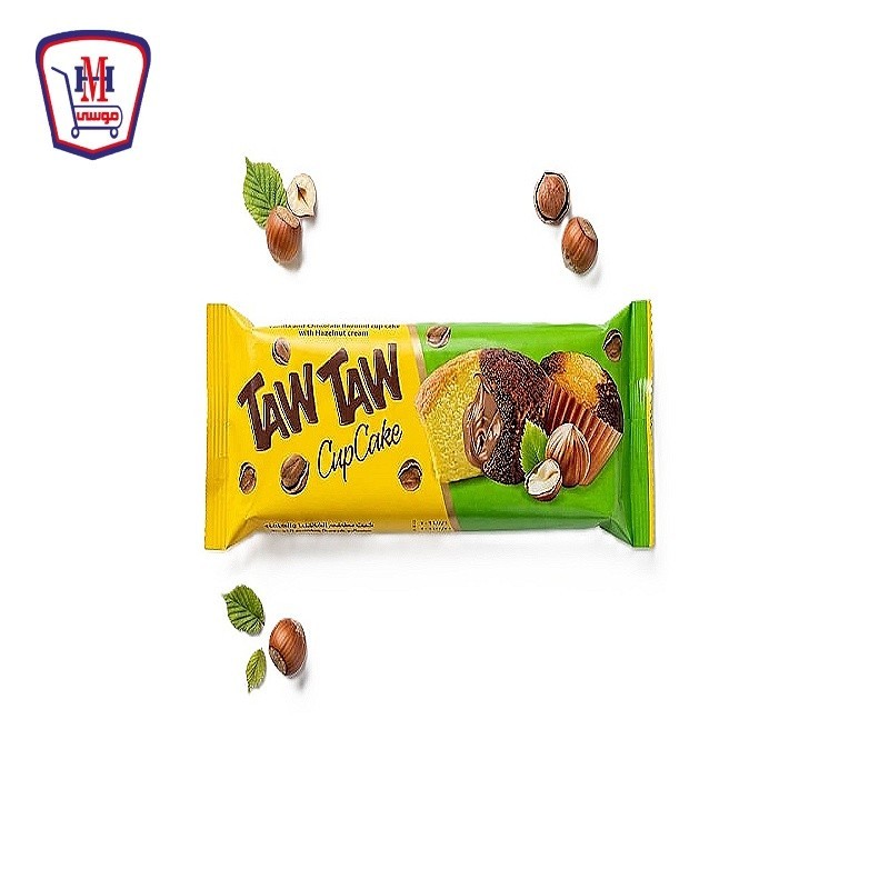 تاو تاو كب كيك شيكولاته بندوق 3 قطعه  باكو