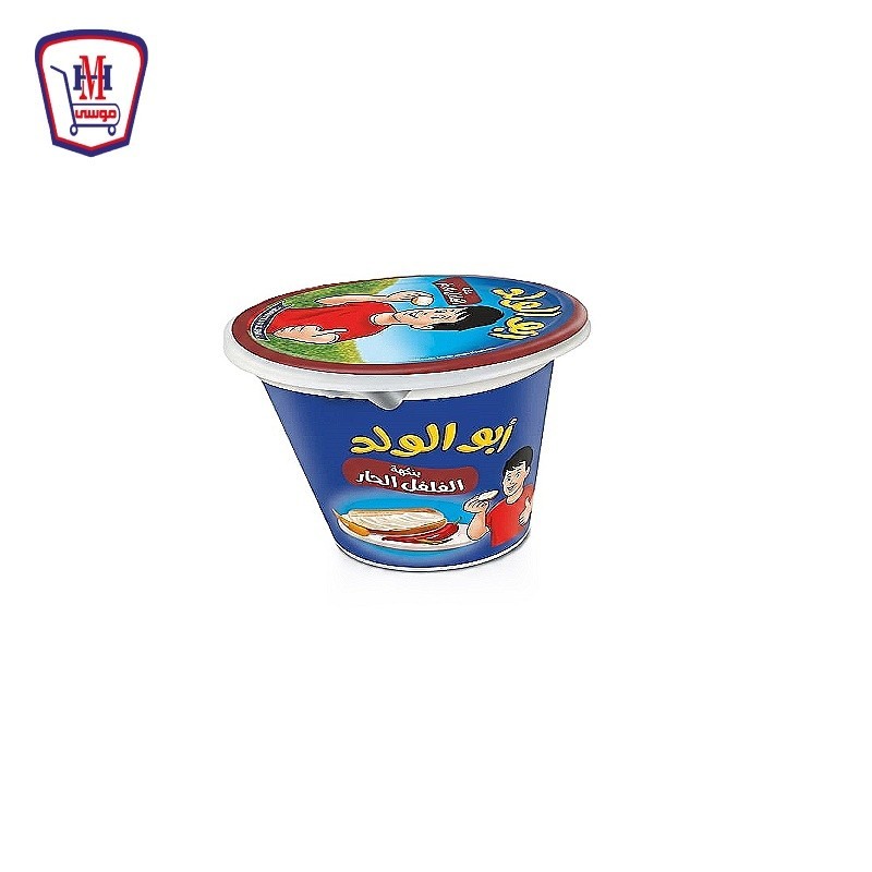 ابو الولد جبنه مطبوخه سبريد بالفلفل الحار 300 جرام