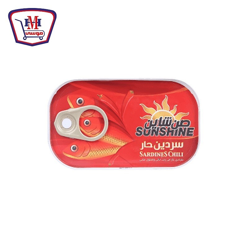 صن شاين سردين حار 125 جرام
