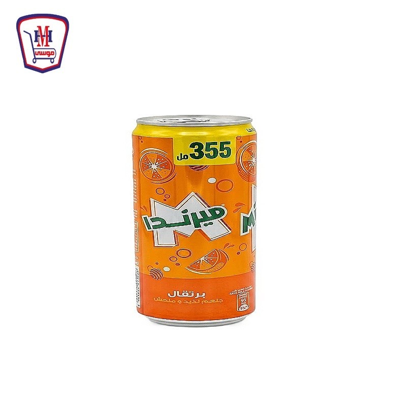 ميرندا برتقال كانز 355 مللى 10 % زياده