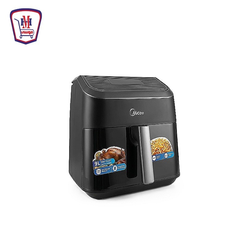 ميديا قلايه هوائيه ديجيتال اسود 2200 وات 9 لتر موديل / MF-CY85WK