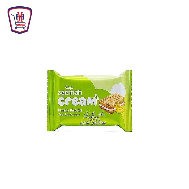 ديمه بسكويت كريمه موز 27 جرام