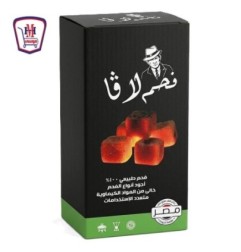 لافا فحم مضغوط مكعبات 96 مكعب علبه 1 كيلوجرام