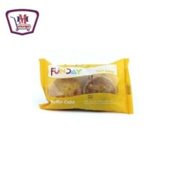 صورة فن داى مافن كيك بنكهه الفانيلا و قطع الفواكه 2 قطعه من فن داى - هايبر موسى