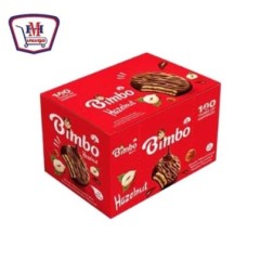 بيمبو بسكوت بالشيكولاته والبندق 40 جرام علبه × 12 باكو