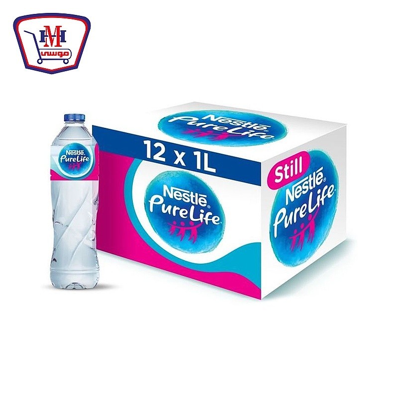 نستله مياه معدنيه 1 لتر كرتونه × 12 زجاجه