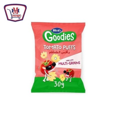 صورة هيرو هيلثى جوديز بافس الطماطم 30 جرام من هيرو - هايبر موسى