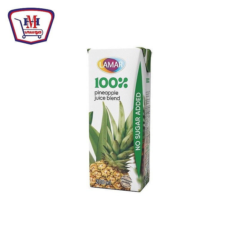 لمار عصير اناناس طبيعى 200 مللى