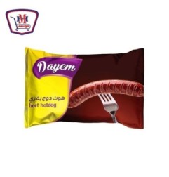 صورة دايم هوت دوج مجمد 12 قطعه 1 كيلو جرام من دايم - هايبر موسى