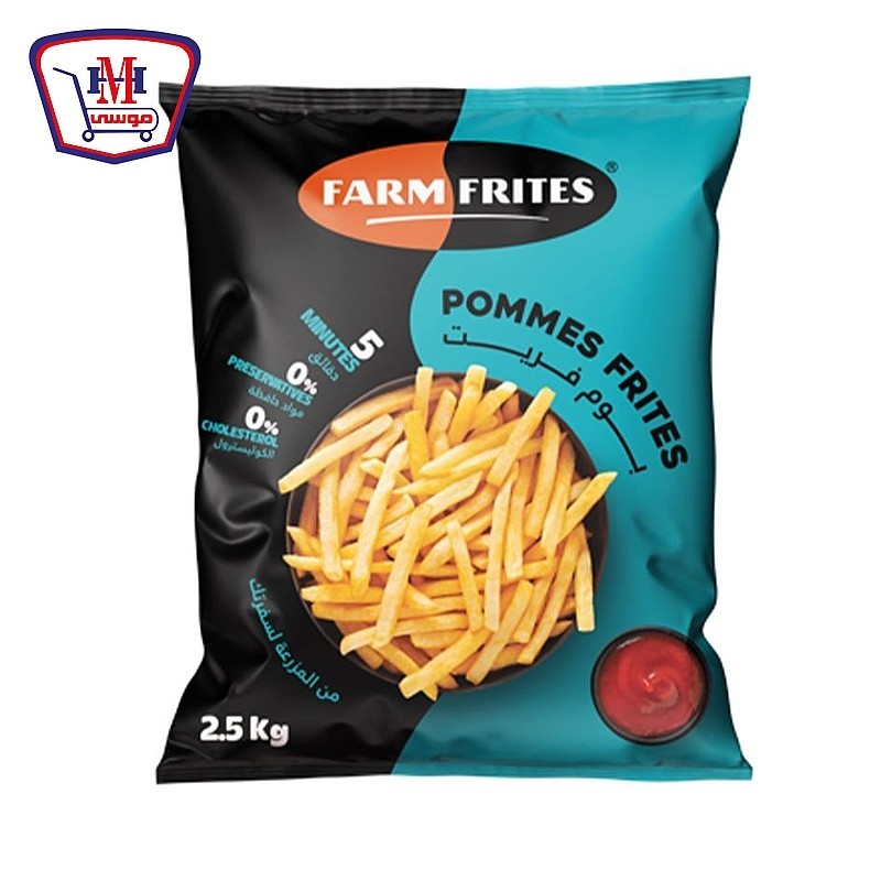 فارم فريتس بطاطس سميكه بوم فريت 2.5 كيلو جرام