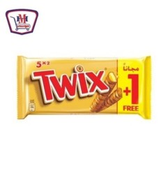 تويكس شيكولاته 50 جرام 4 قطعه + 1 قطعه هديه | من تويكس | هايبر موسى —