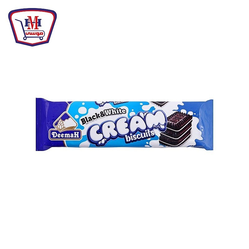 ديما بسكويت كريمه بلاك اند وايت 90 جرام