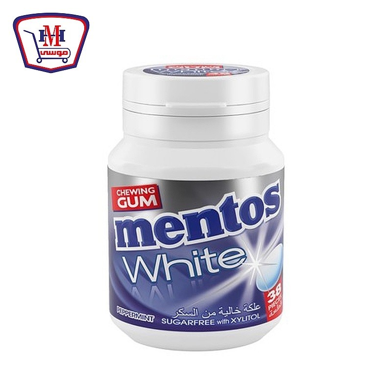 مينتوس لبان وايت نعناع حارق 54 جرام