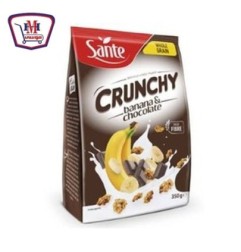 سانتيه موسلى كرانشى بالموز والشيكولاته 350 جرام | من سانتيه | هايبر مو