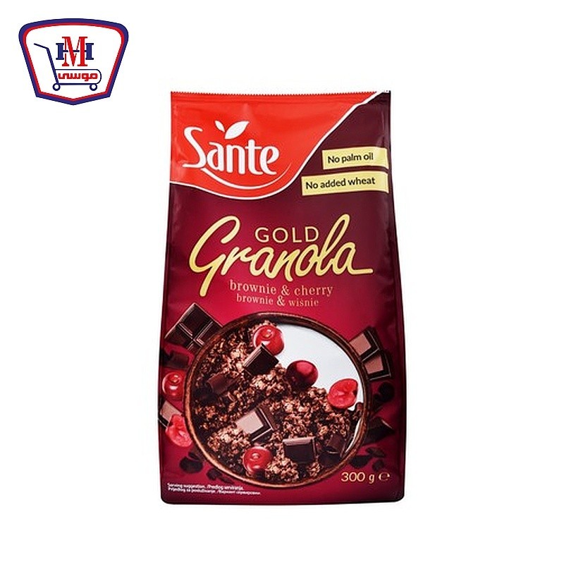 سانتيه جرانولا جولد براونى وكريز 300 جرام