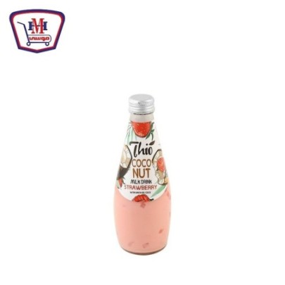 ثيو مشروب لبن جوز هند حبيبات بطعم الفراولة 290 مللى