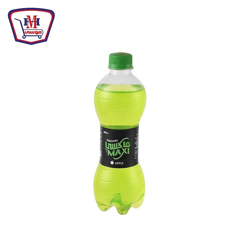 ماكسى تفاح اخضر بلاستيك 400  مللى