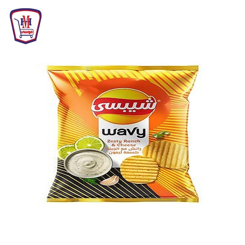 شيبسى ويفى ليمون بالكزبرة 75 -85 جرام