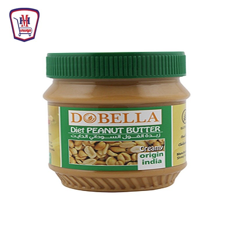 دوبيلا زبدة فول سودانى ناعمة دايت 340 جرام