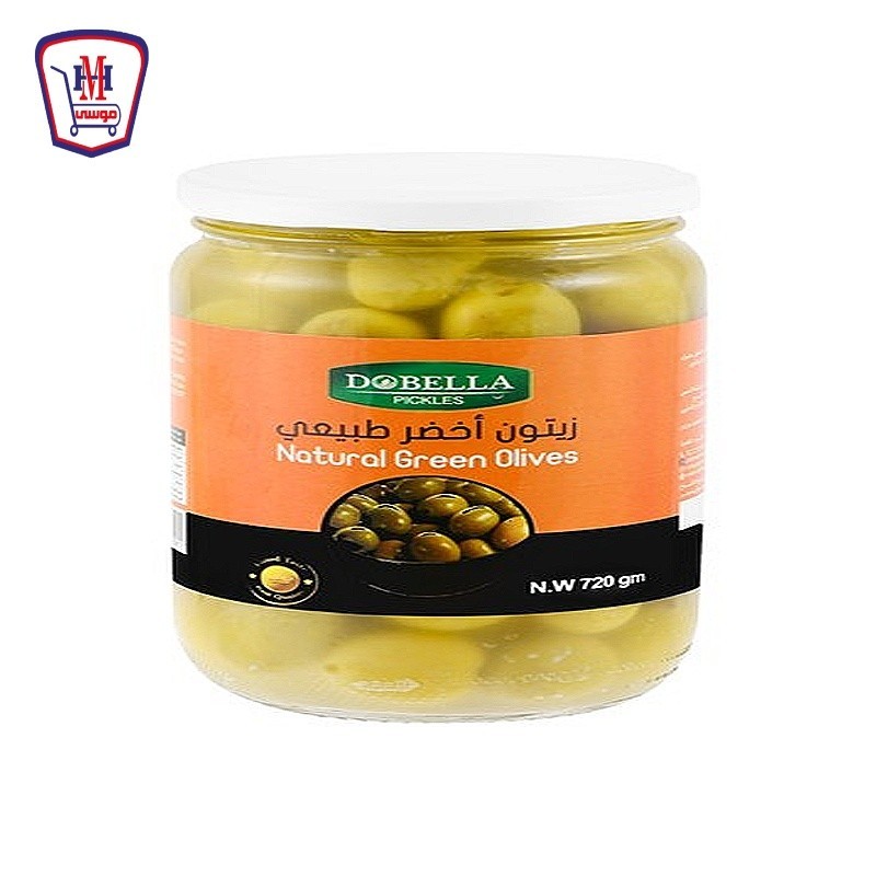 دوبيلا مخلل زيتون اخضر طبيعى 720 جرام