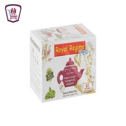رويال شاى ريجيم بالنعناع 25 كيس