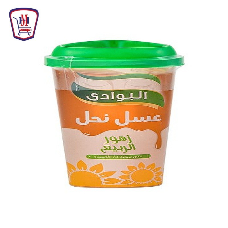البوادى عسل نحل زهره الربيع 420 جرام