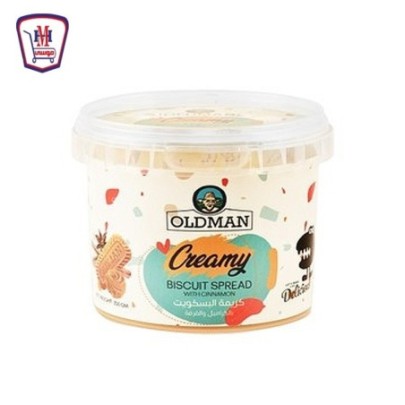 اولد مان كريمه البسكويت بالكراميل و القرفه 350 جرام
