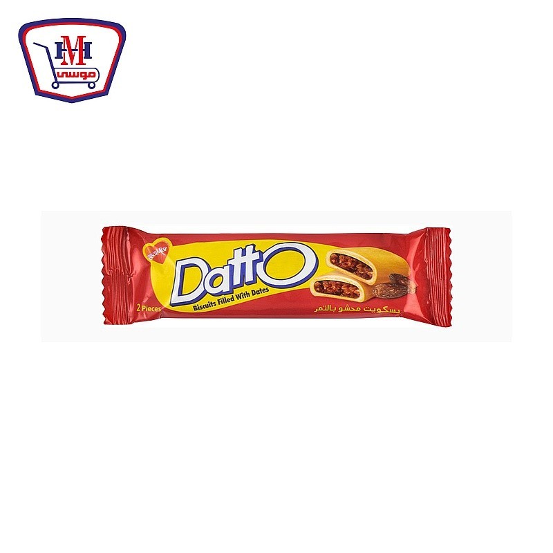 داتو بسكويت محشو بالتمر 2 قطعه علبة × 12 باكو