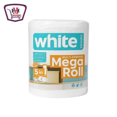 صورة وايت ميجا رول مطبخ جديد و مطور 3 طبفات من وايت - هايبر موسى