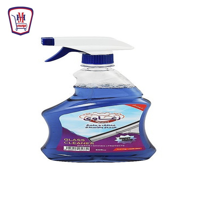 رغاوى منظف زجاج ازرق 650 مللى