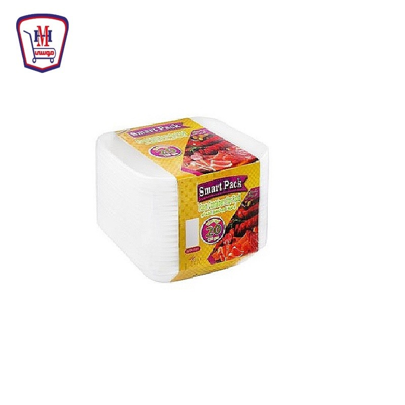 Smart Pack طبق فوم 125 جرام 20 قطعه sfp 1101