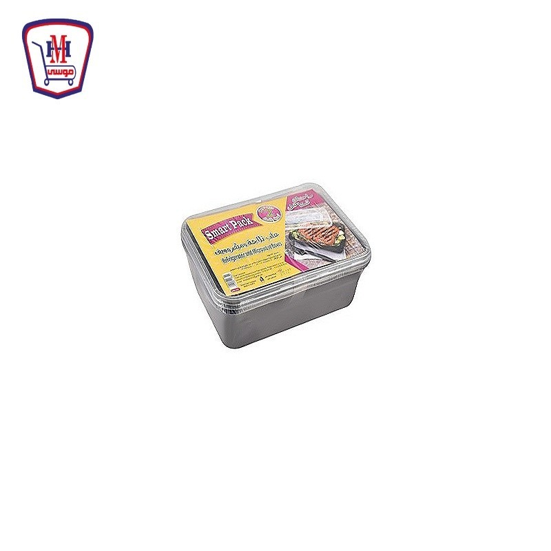 smart pack علبه ثلاجه وميكرويف 2 قطعه بالغطا 250 جرام