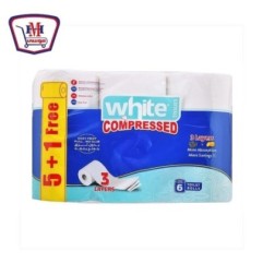صورة وايت مناديل تواليت مضغوط 5 + 1 مجانا من وايت - هايبر موسى