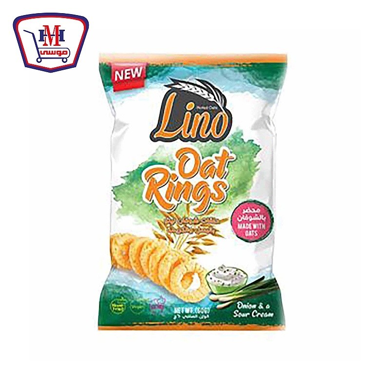 لينو حلقات شوفان بالبصل و الكريمة 60 جرام