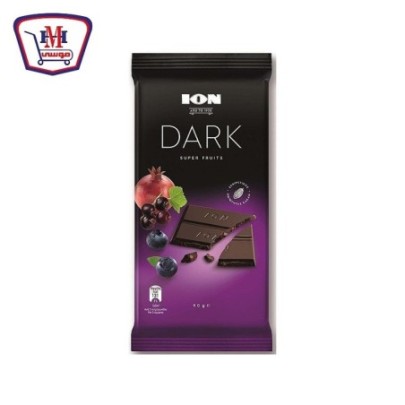 ايون شيكولاته دارك فواكه 90 جرام | من ايون | هايبر موسى — أفضل سعر وتو